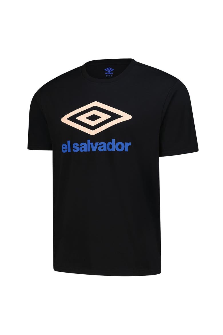 Men's Umbro  Black El Salvador National Team Graphic T-Shirt, Alternate, color, Black