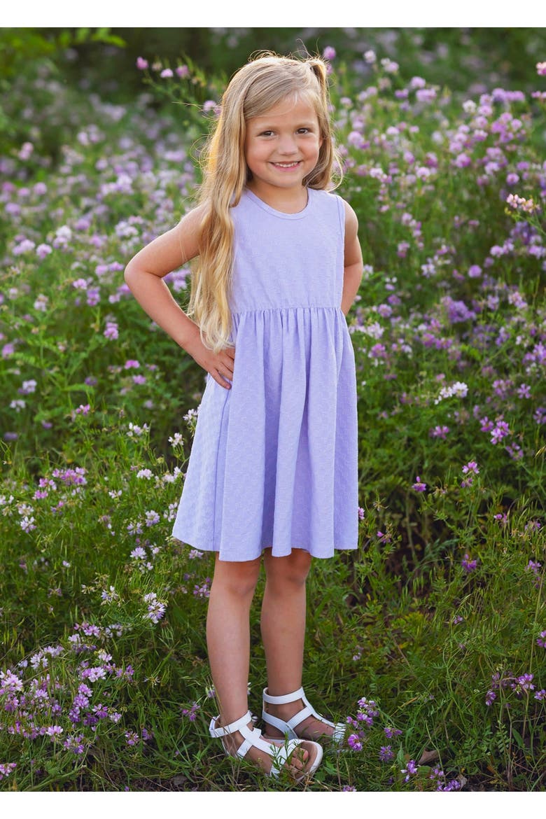 Malibu Drop Waist Purple Dress, Alternate, color, Purple