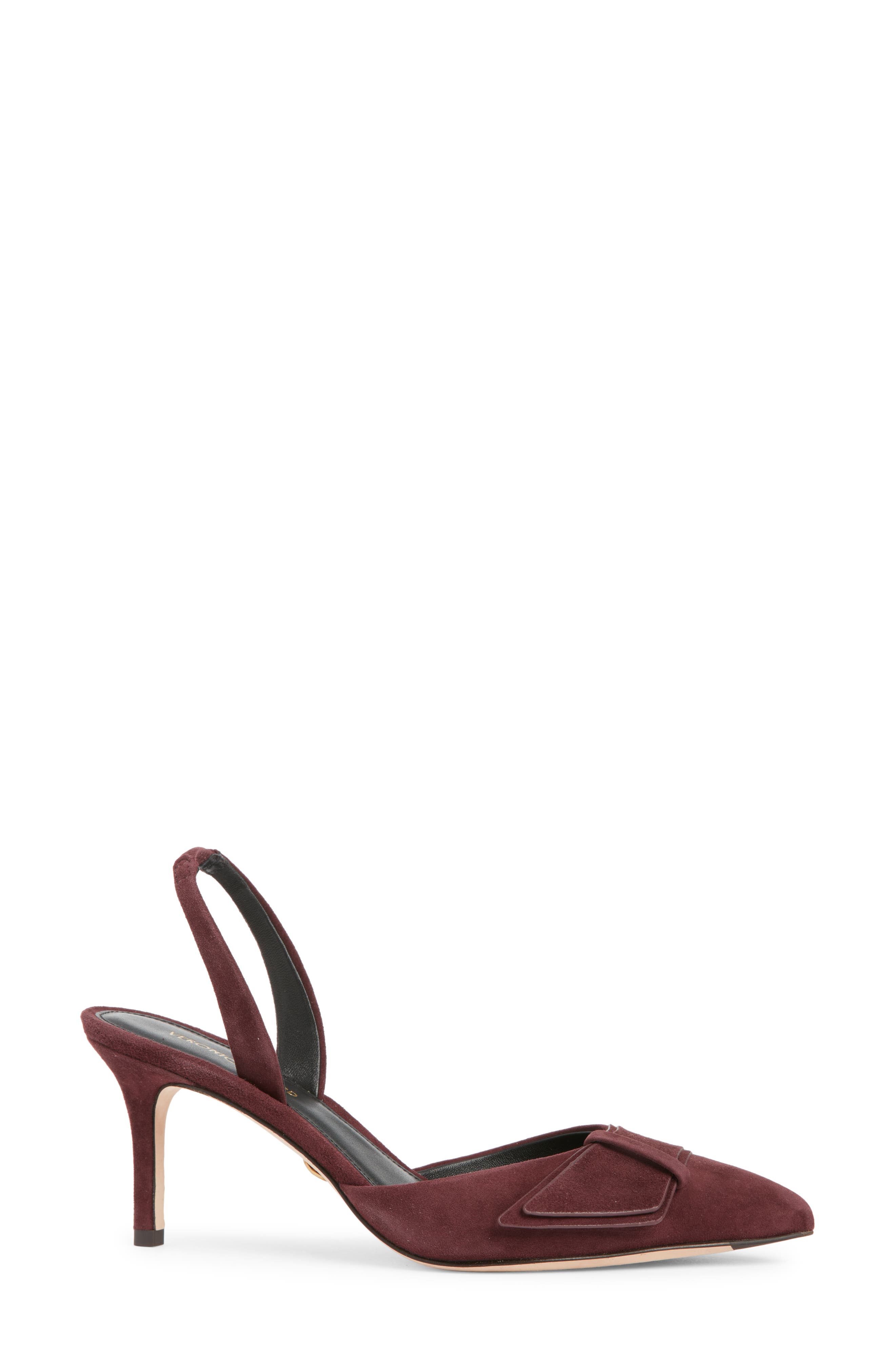 Veronica Beard Lisbeth Slingback Pointed Toe Pump, Alternate, color, Port