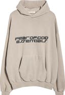 Fear of God Essentials '90s Fleece Logo Graphic Hoodie