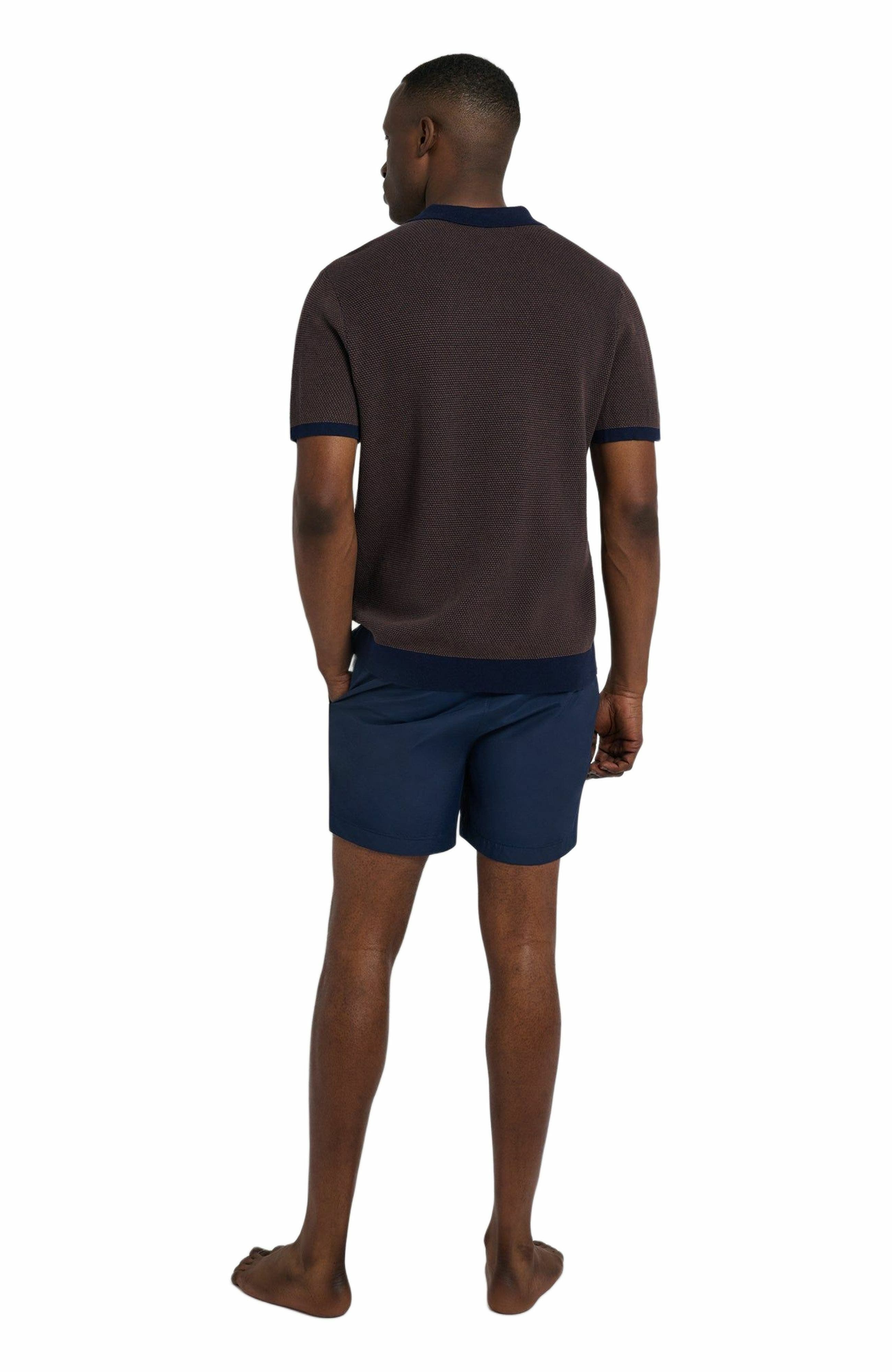 Cotton Textured Knit Polo - image 2