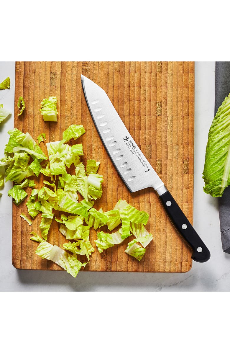 HENCKELS CUTLERY Classic Precision 7-Inch Santoku Knife, Alternate, color, Stainless Steel