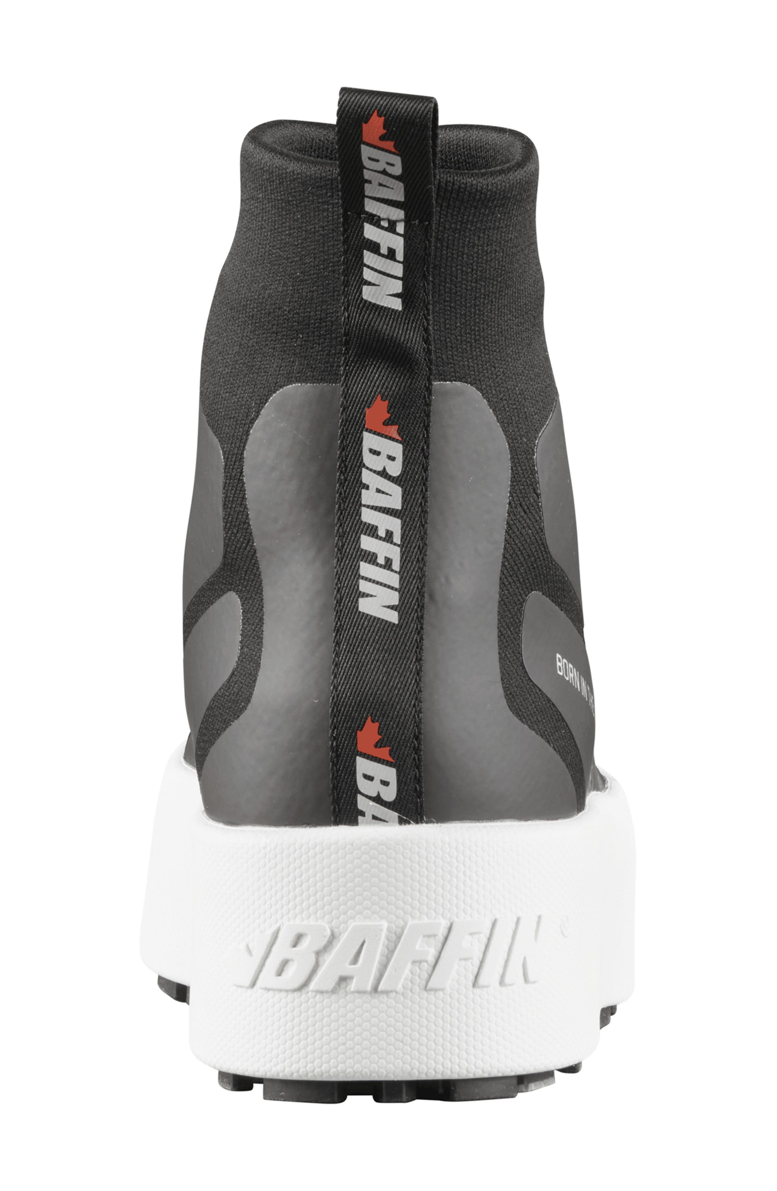 Baffin Elba Platform Winter Bootie, Alternate, color, Black/ White