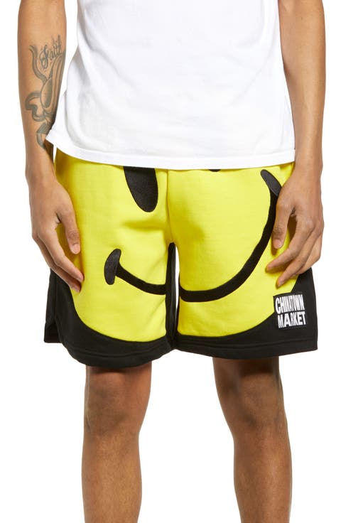 Men's Big Smiley Sweat Shorts