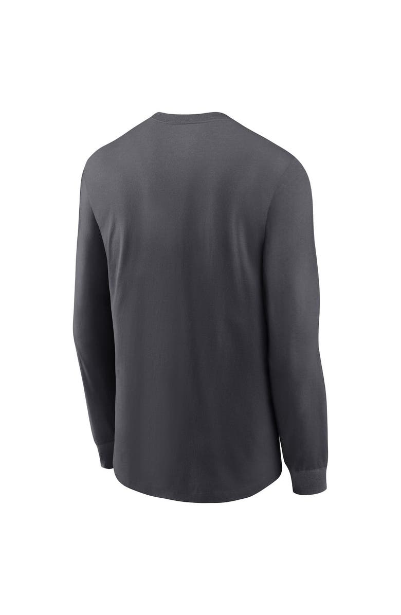 Nike Men's Nike Anthracite New York Giants Primary Logo Long Sleeve T-Shirt, Alternate, color, 