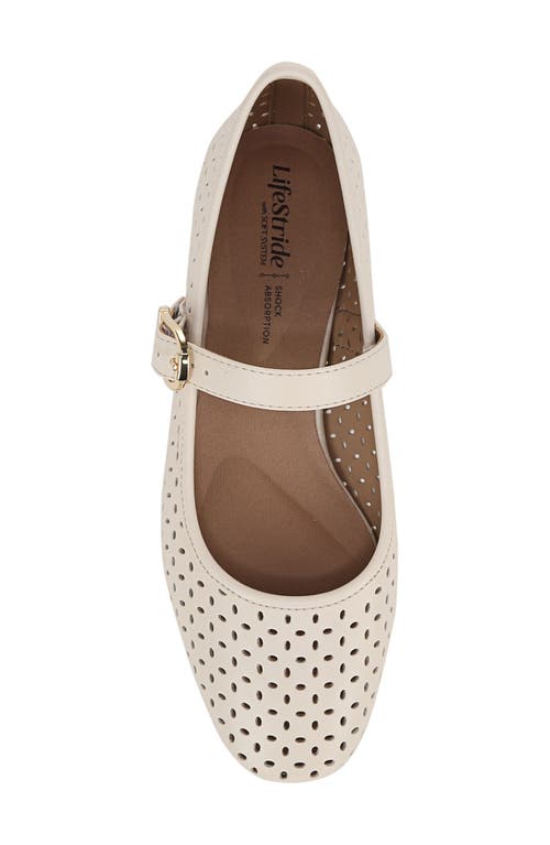 LIFESTRIDE LIFESTRIDE CAMEOM PERFORATED BALLET FLAT 