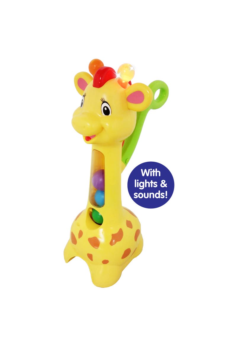 Pick n' Pop Giraffe Interactive Toy Walker, Alternate, color, Yellow