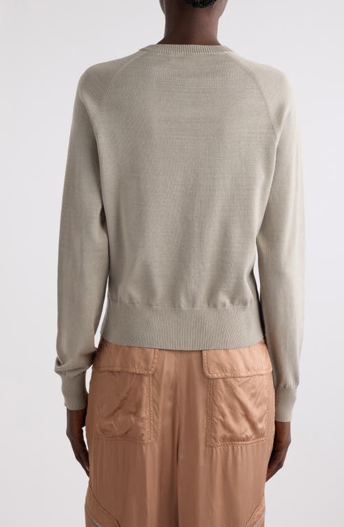 Shop Dries Van Noten Tobine Cotton Cardigan In Light Grey