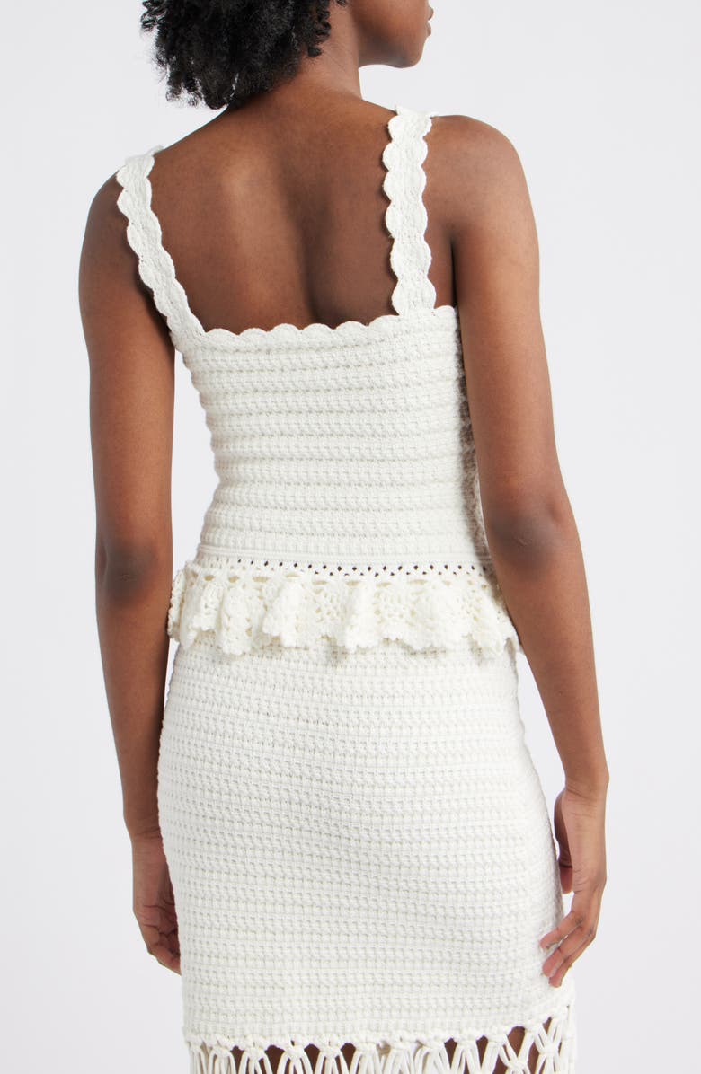 Rails Estefania Cotton Blend Sweater Tank, Alternate, color, White