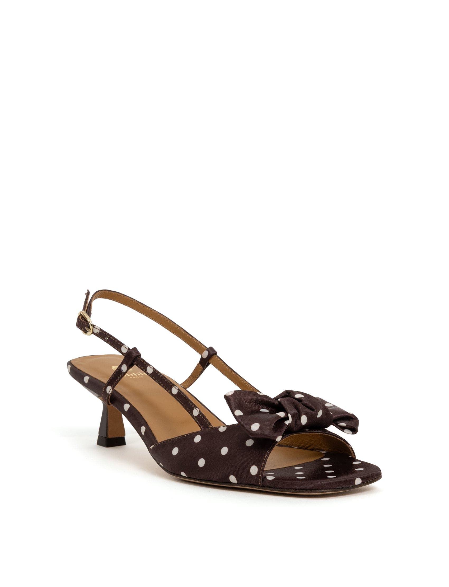 Suki Heeled Sandals, Alternate, color, Mocha Dots