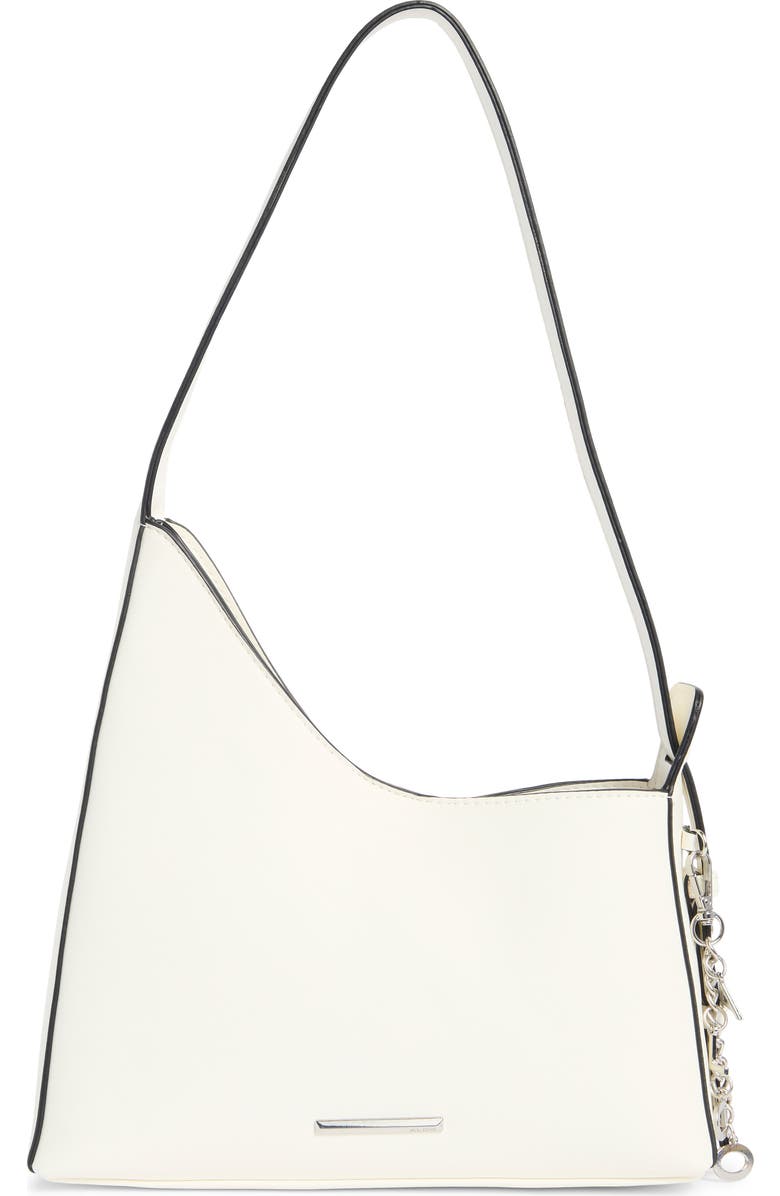 ALDO Bungalows Shoulder Bag, Main, color, White Synthetic Mix Mat