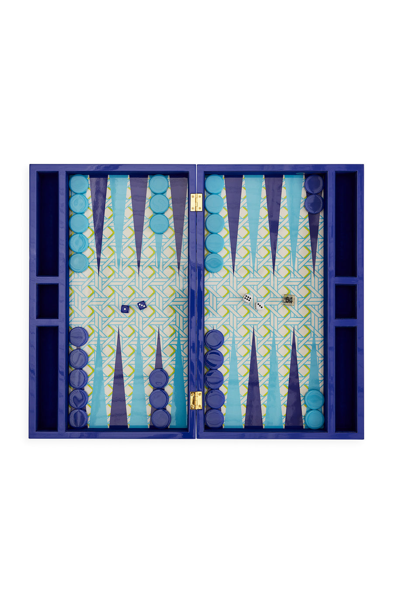 Jonathan Adler Basketweave Backgammon Set, Main, color, 