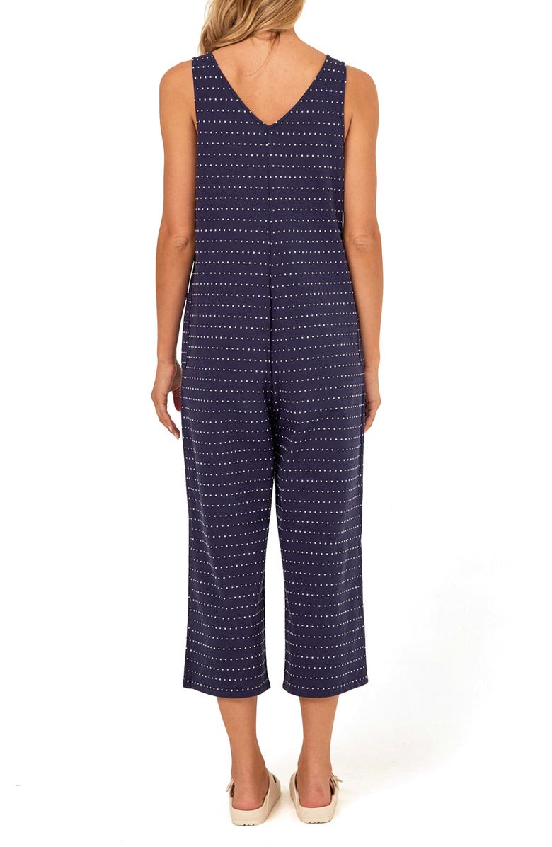 Threads 4 Thought Rainey Dot Crop Jumpsuit, Alternate, color, Stargazer/ Ecru