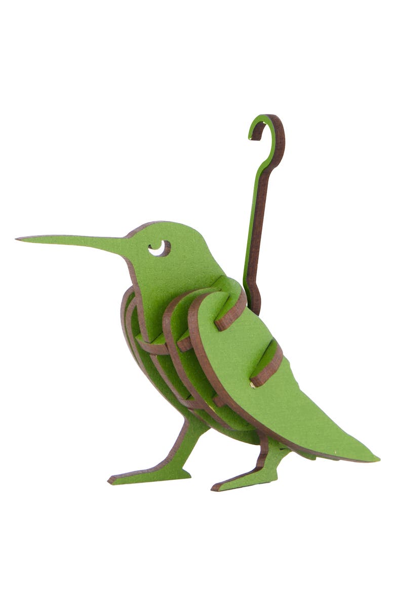 Little & Wood Woodlet Hummingbird, 3D Wooden Kit Set, Ages 6+, Main, color, Multicolored