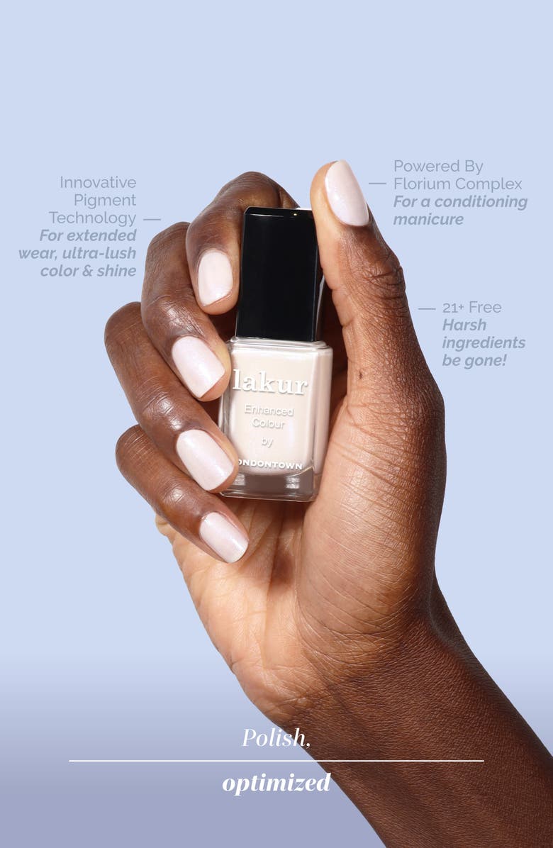 Londontown lakur Nail Polish, Alternate, color, Milk Bath