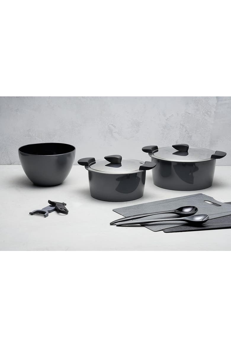 Hotpan Stainless Steel Cooking Pot with Insulated Bowl, 1-Quart, Alternate, color, Gray