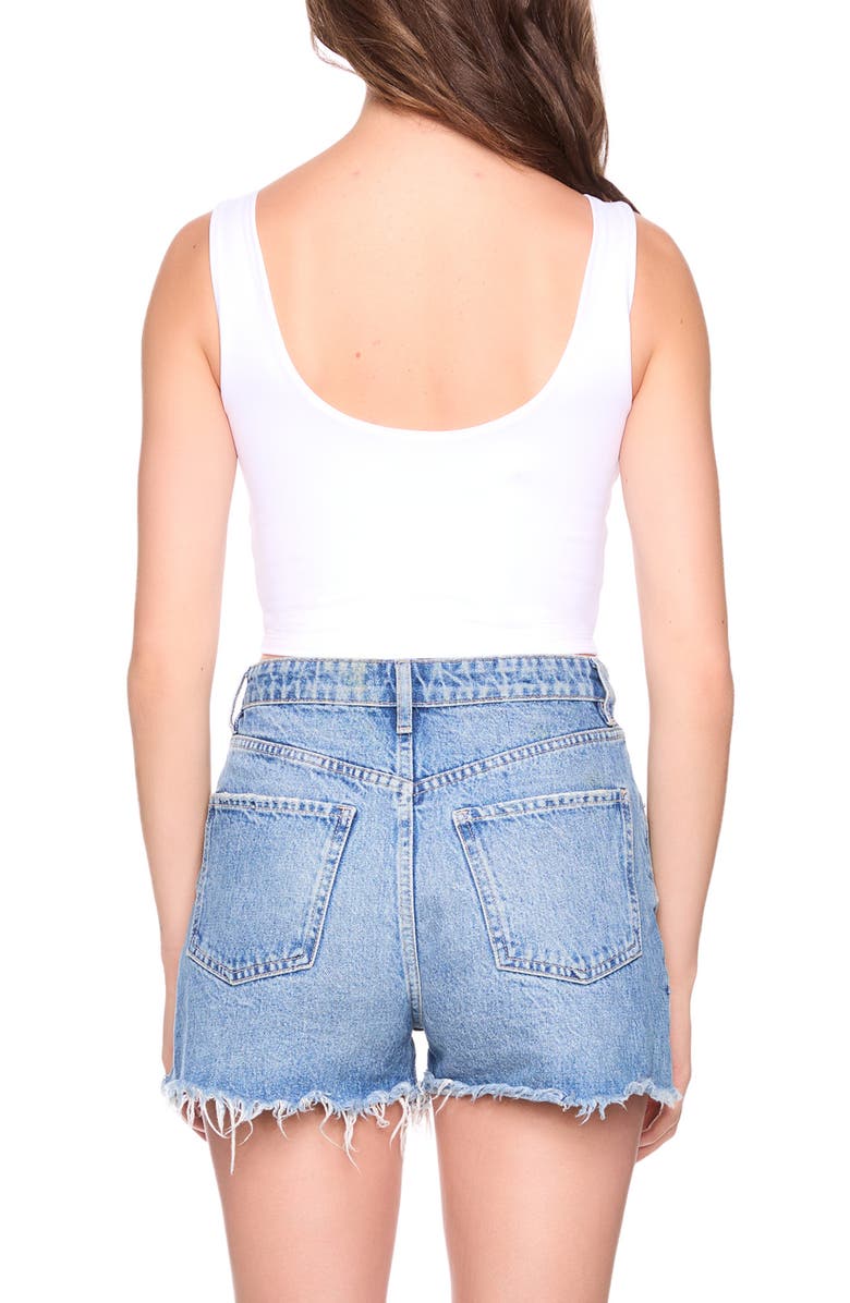 Susana Monaco Scoop Back Crop Tank, Alternate, color, Sugar