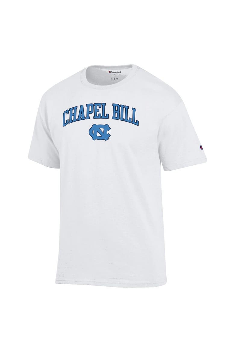 Men's  Champion  White North Carolina Tar Heels Chapel Bill T-Shirt, Alternate, color, White