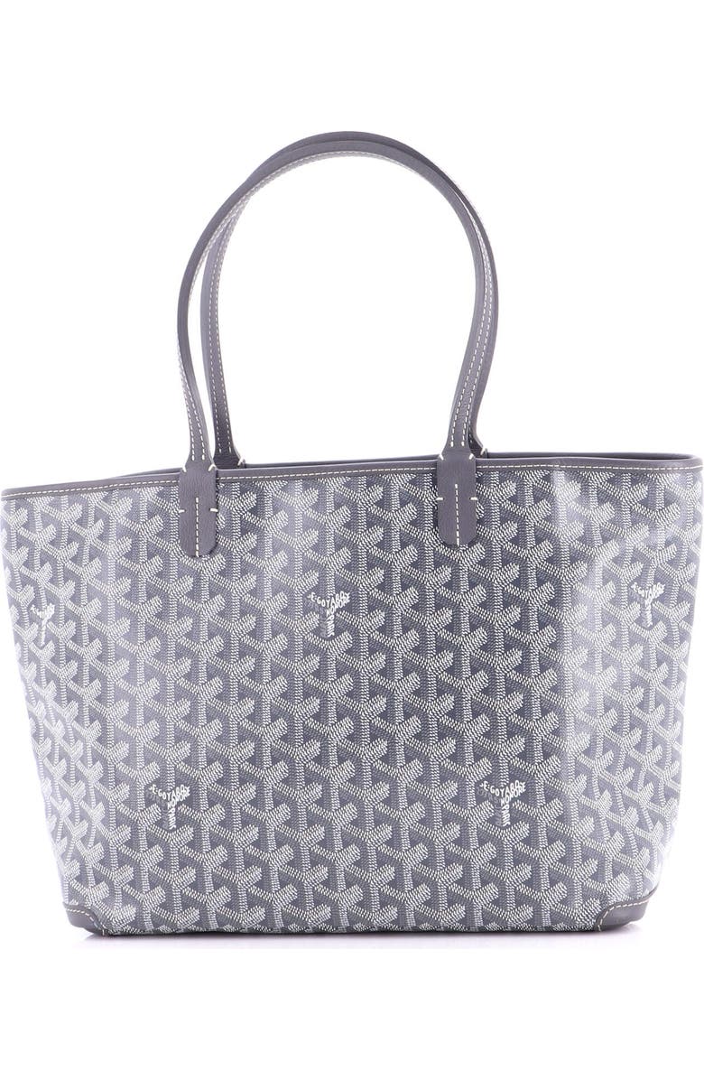 Pre-Owned Goyard Artois Tote Coated Canvas PM, Alternate, color, Gray