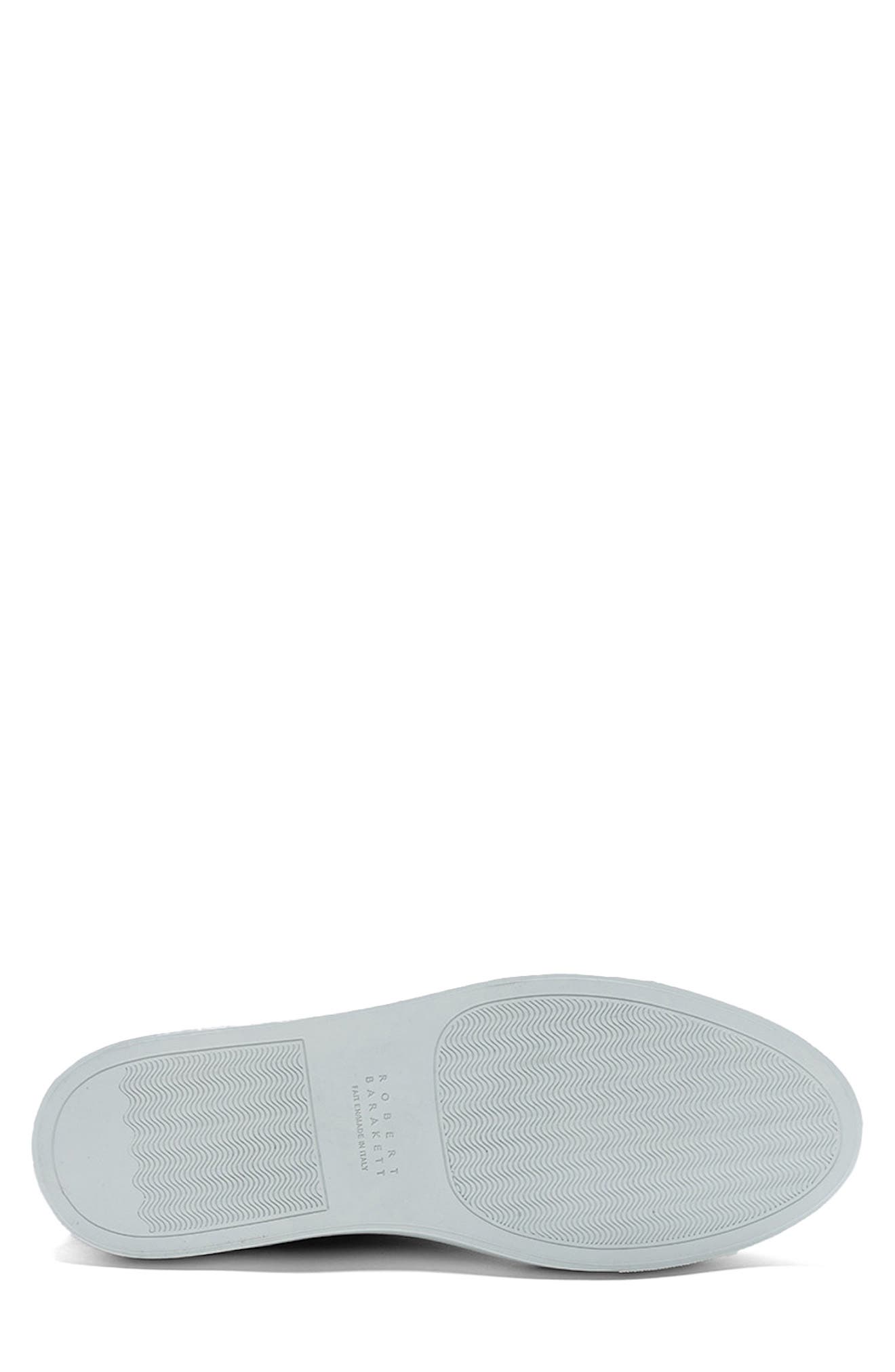 Robert Barakett Terrence Low Top Leather Sneaker, Alternate, color, Black