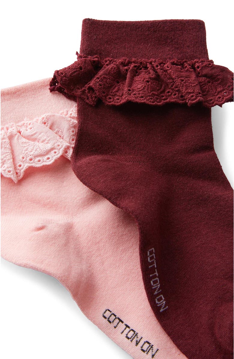 Rubi Shoes The Perfect Pair Pretty Frill Sock, Alternate, color,