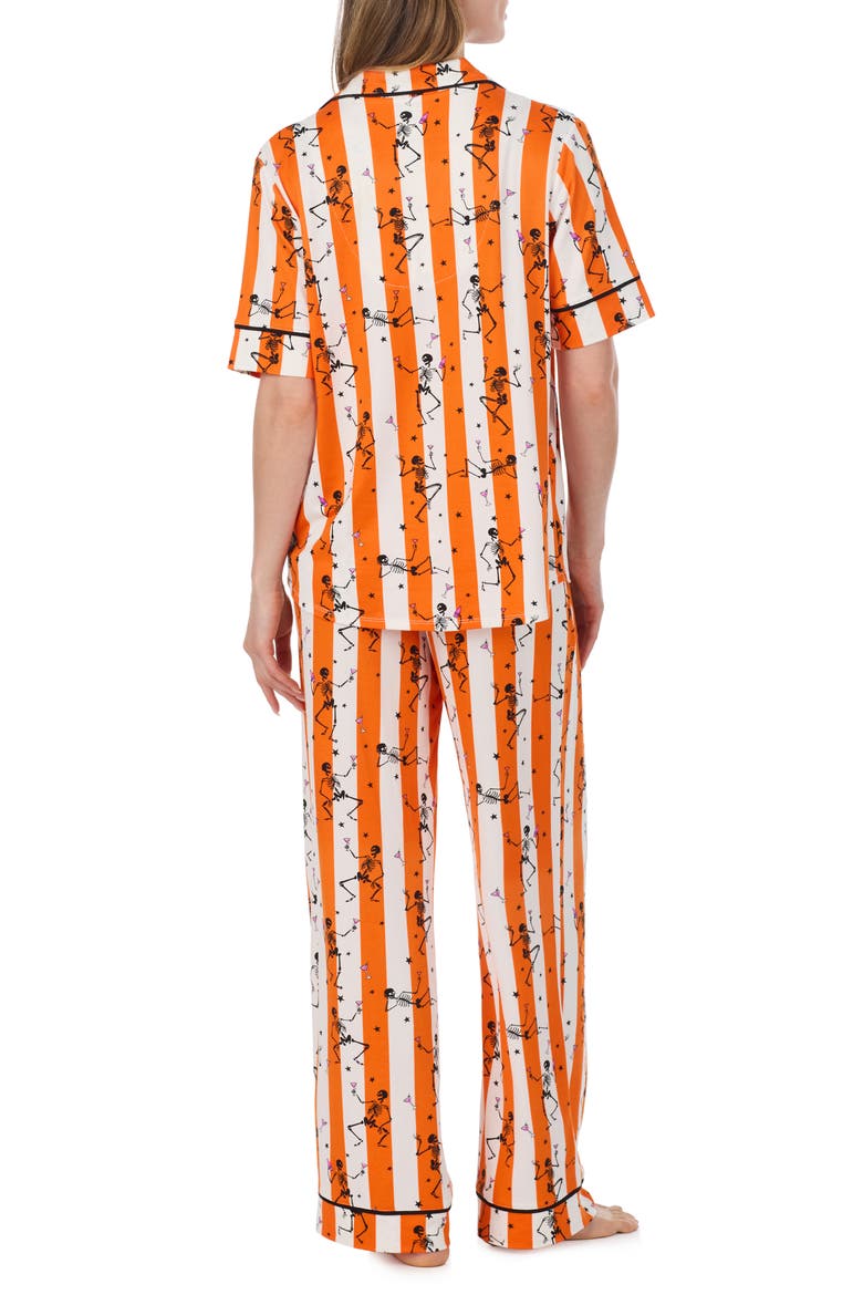 Print Pajamas, Alternate, color, ORANGE STRIPE