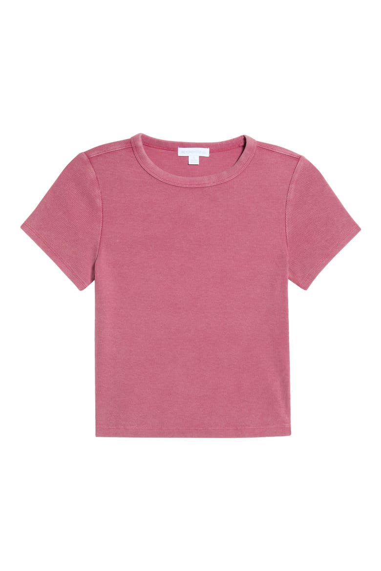 On Repeat Rib Baby T-Shirt, Alternate, color, WASHED MUTED MAUVE