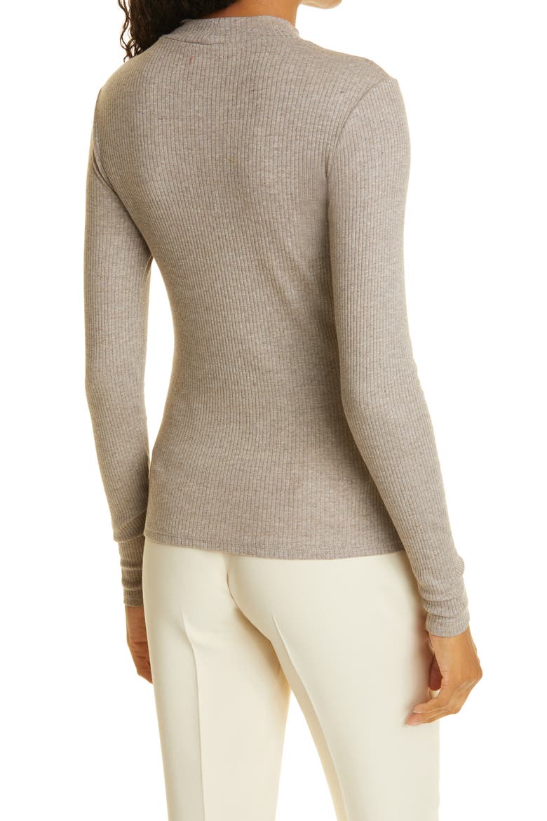 Ribbed Pullover, Alternate, color, LIGHT GREY