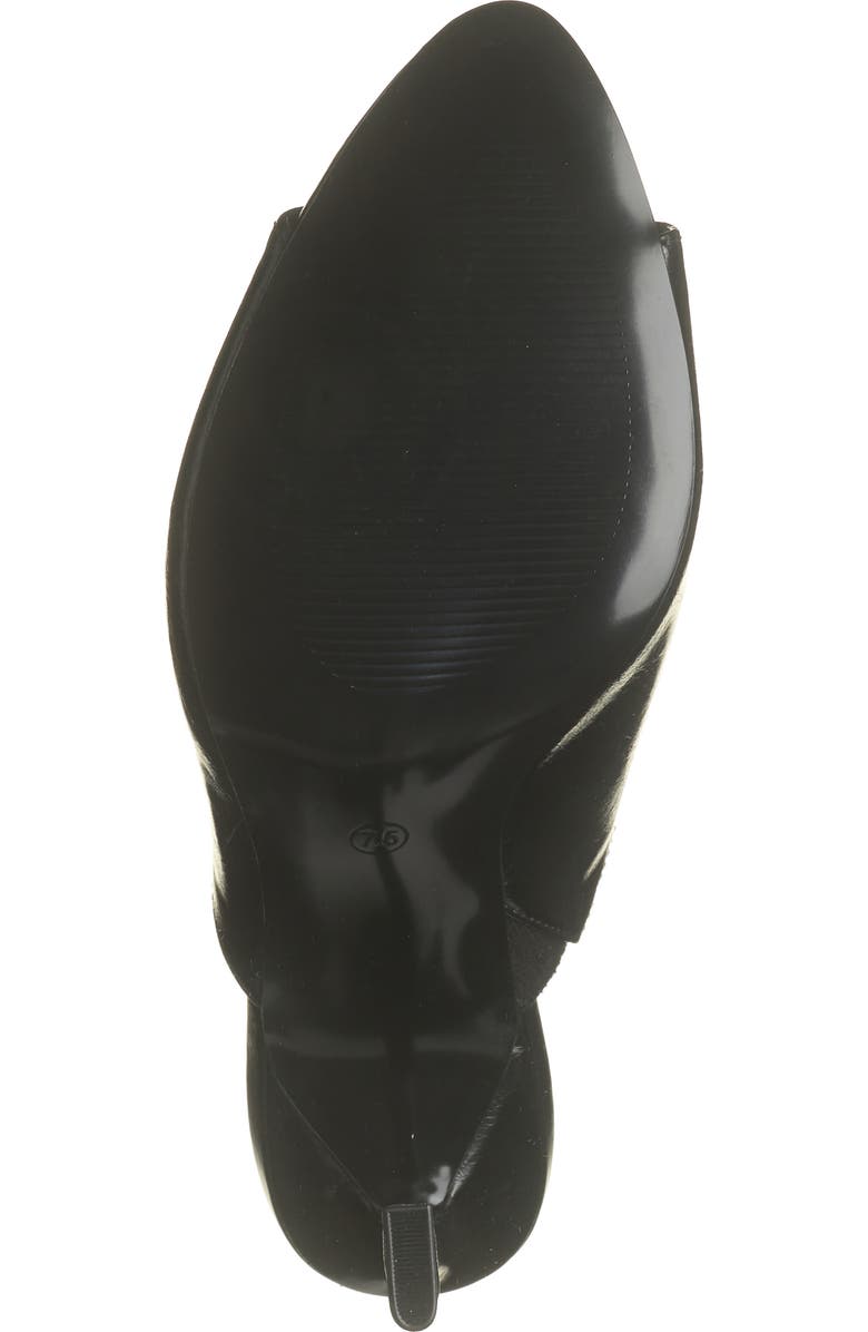 Steve Madden Dayla Peep Toe Mule, Alternate, color, Black Leather