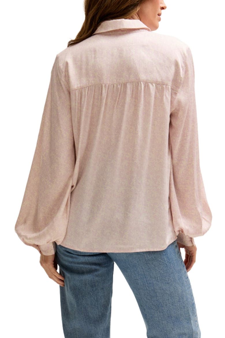 Marrianne Peter Pan Collar Shirt, Alternate, color, Pink