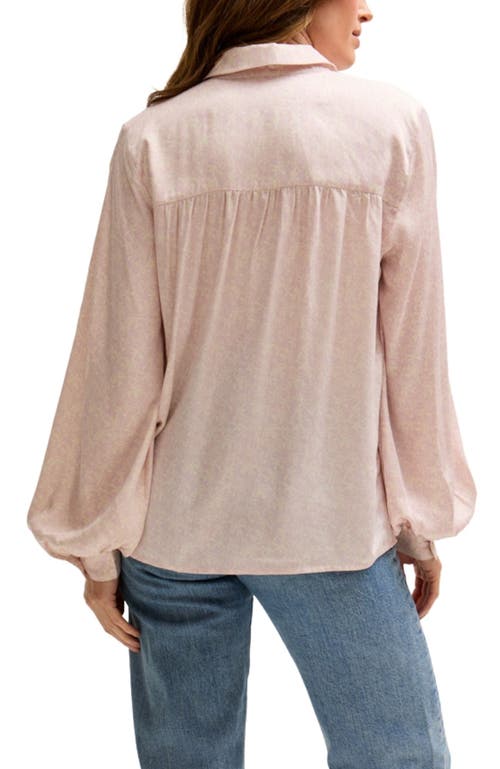 Lily And Lionel Marrianne Peter Pan Collar Shirt In Neutral
