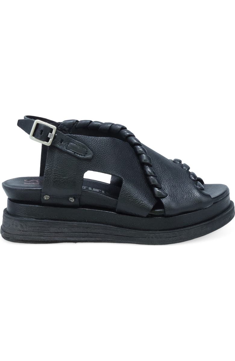 A.S.98 Lumi Platform Sandal, Alternate, color, Black
