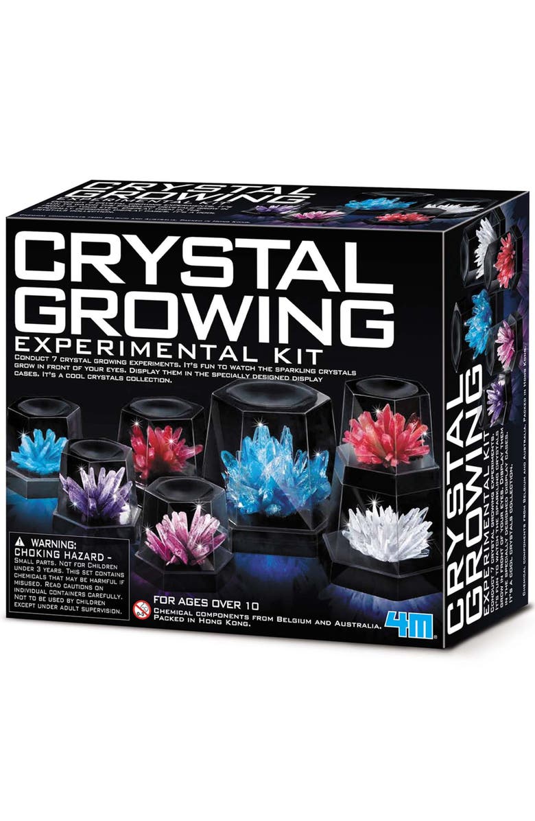 4M Crystal Growing Experimental Kit Create 7 Crystals, Main, color, Multicolored