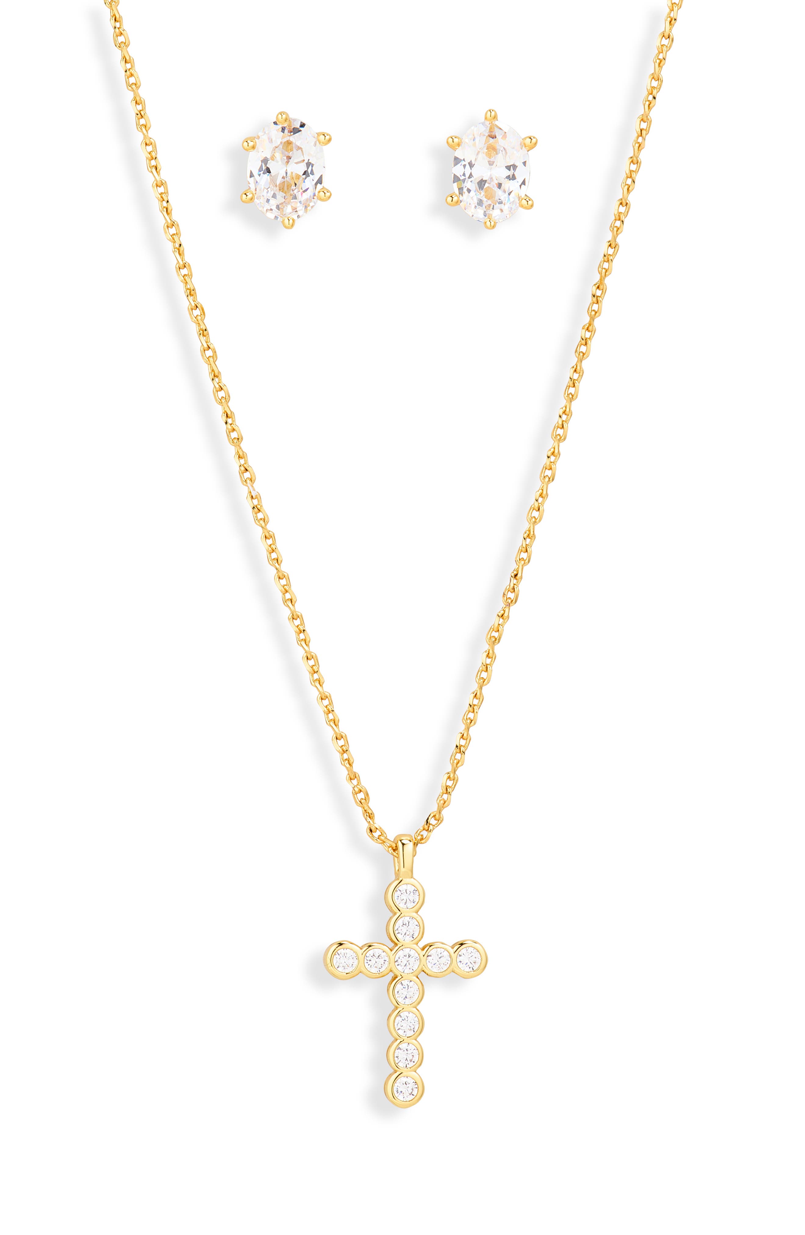 selected GOLD WHITE CZ