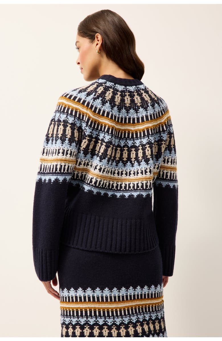 Marie Oliver Dion Sweater, Alternate, color, Sea