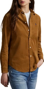 Polo Ralph Lauren Fine Wale Cotton Corduroy Button-Up Shirt