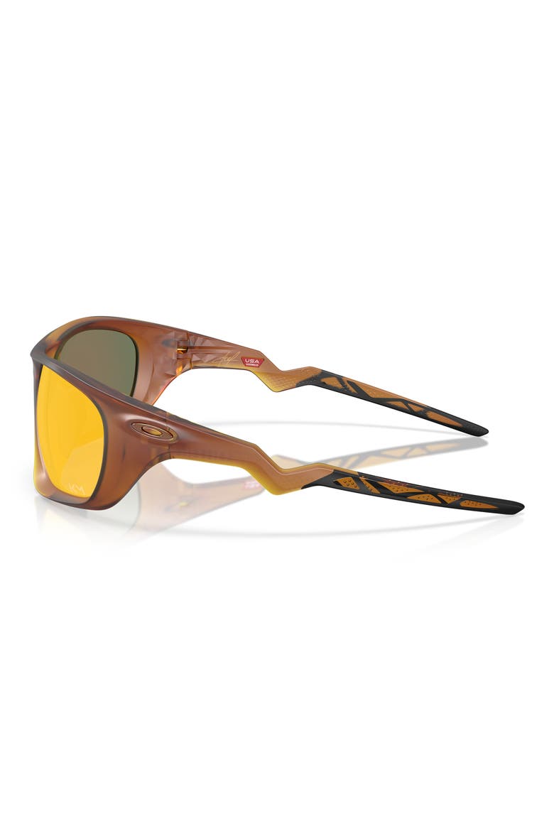 Lateralis 60mm Rectangle Sunglasses, Alternate, color, MATTE DARK AMBER / PRIZM RUBY