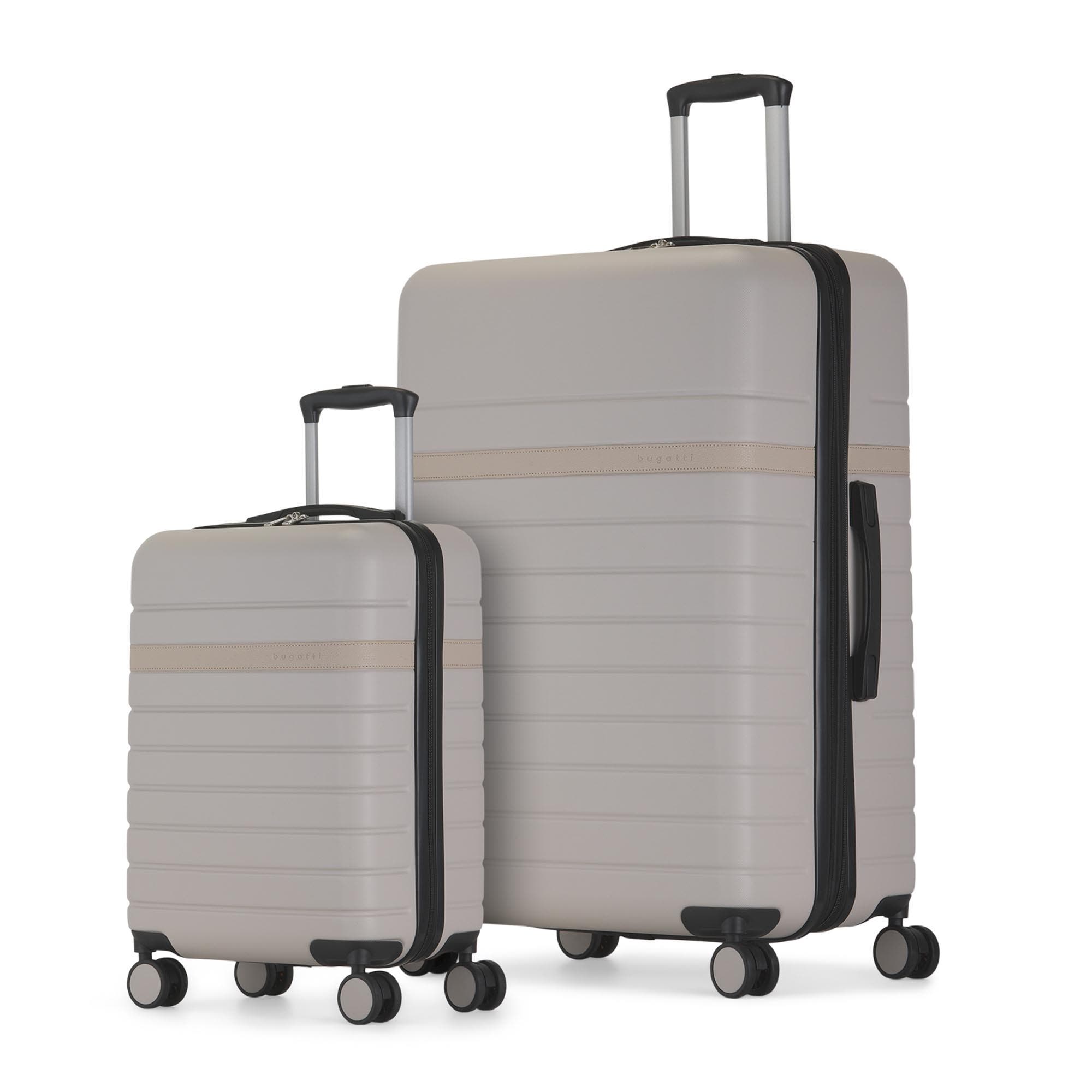 bugatti Lisbon 2 Piece Hardside Luggage Set with Expansion, Main, color, Sand