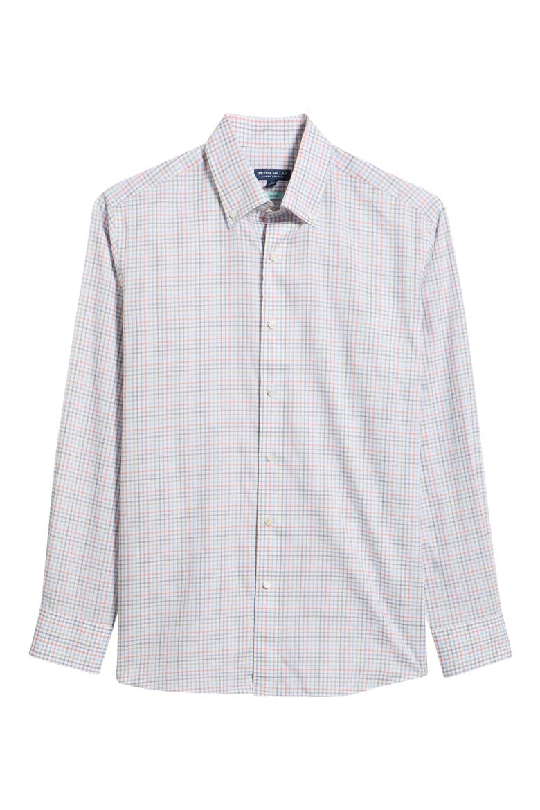 Crown Crafted Otis Cotton Button-Down Shirt, Main, color, CADET