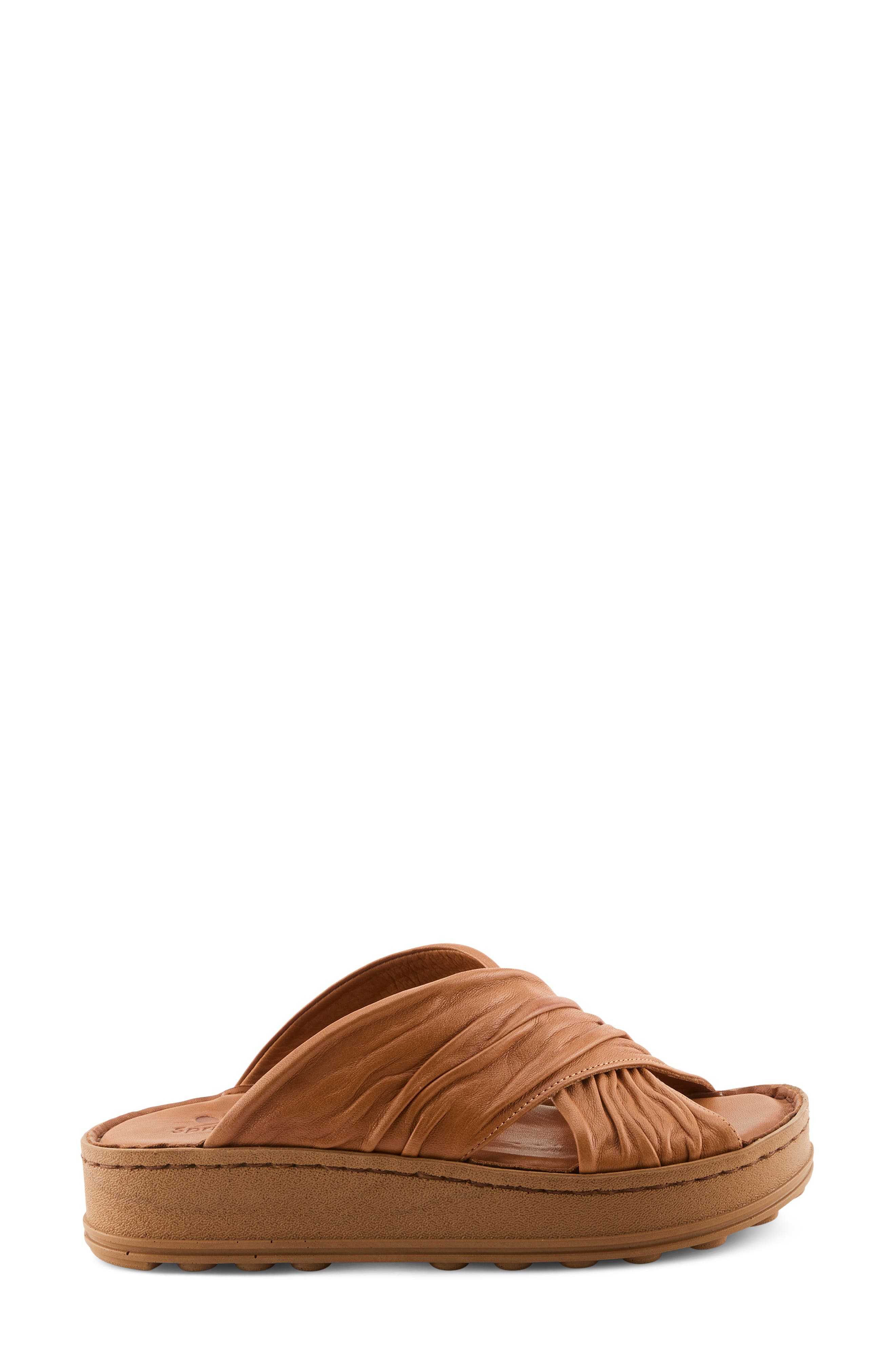 Majorelle Platform Sandal, Alternate, color, CAMEL