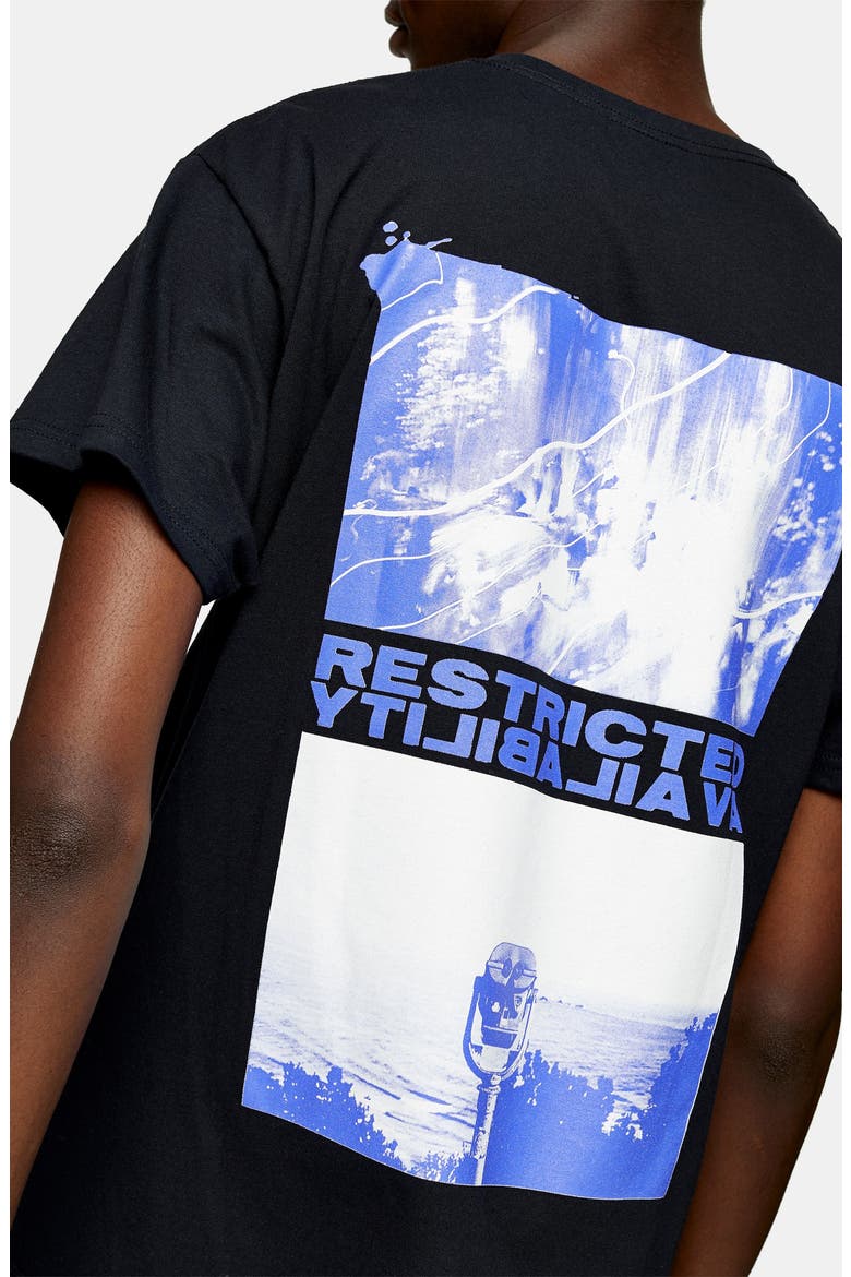 Restricted Graphic Tee, Alternate, color, BLACK