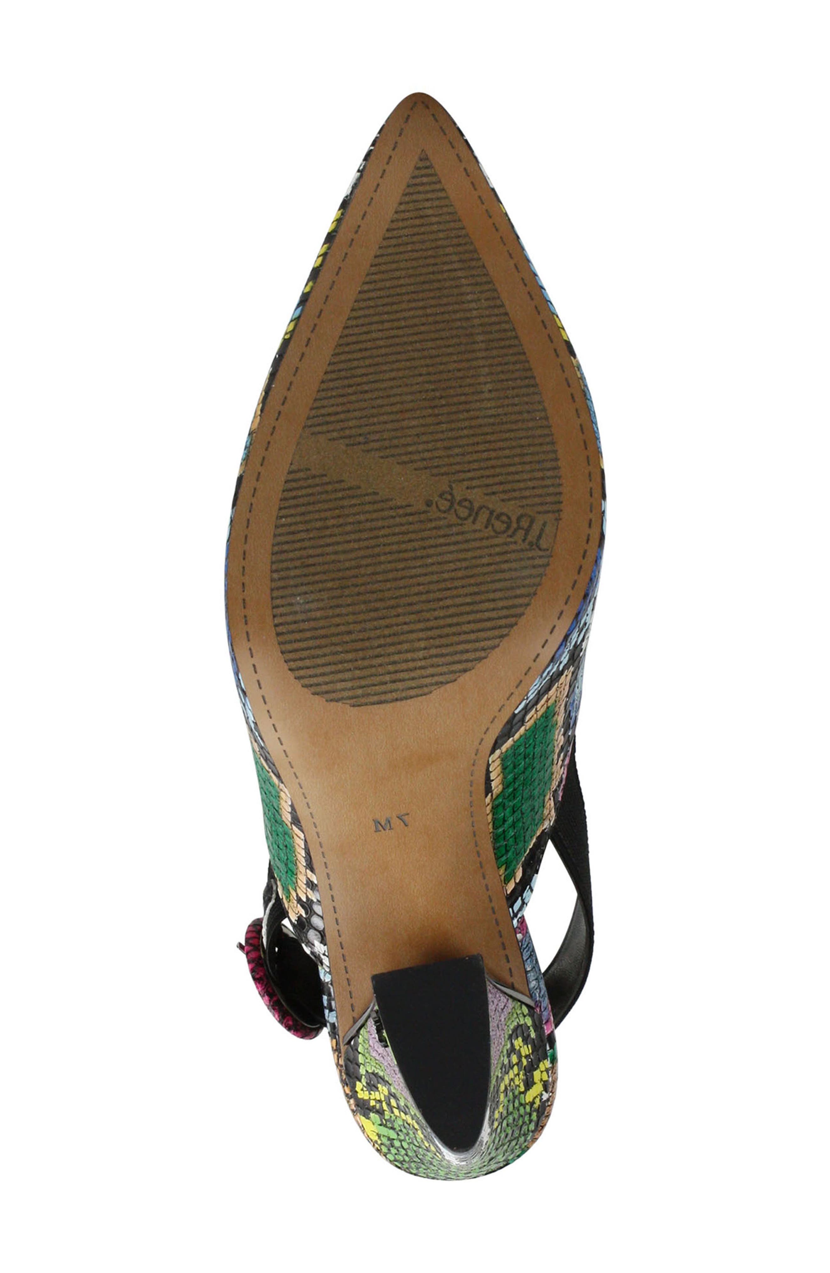 Marianela Slingback Pump, Alternate, color, BLACK MULTI PRINT FABRIC