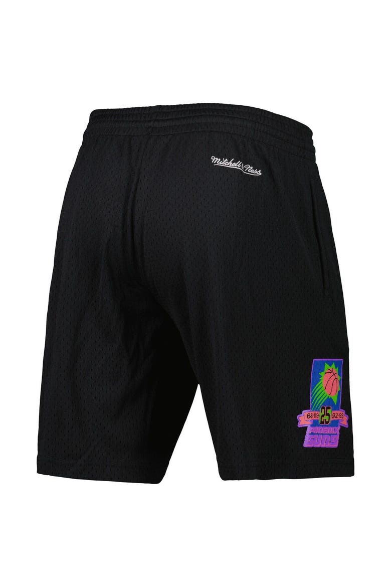 Men's Mitchell & Ness Black Phoenix Suns Hardwood Classics Color Bomb Energy Shorts, Alternate, color, Black
