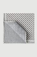 Brunello Cucinelli Silk geometric pattern pocket square