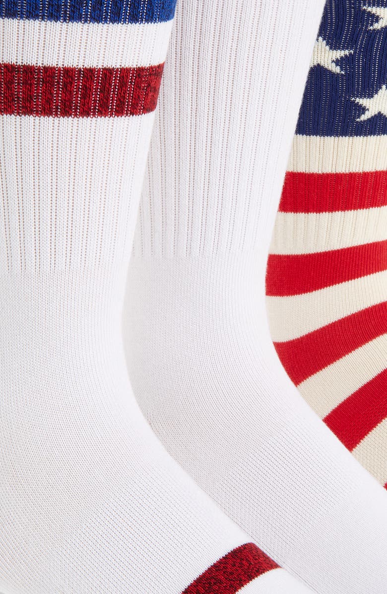 Stance The Americana Assorted 3-Pack Crew Socks, Alternate, color, 