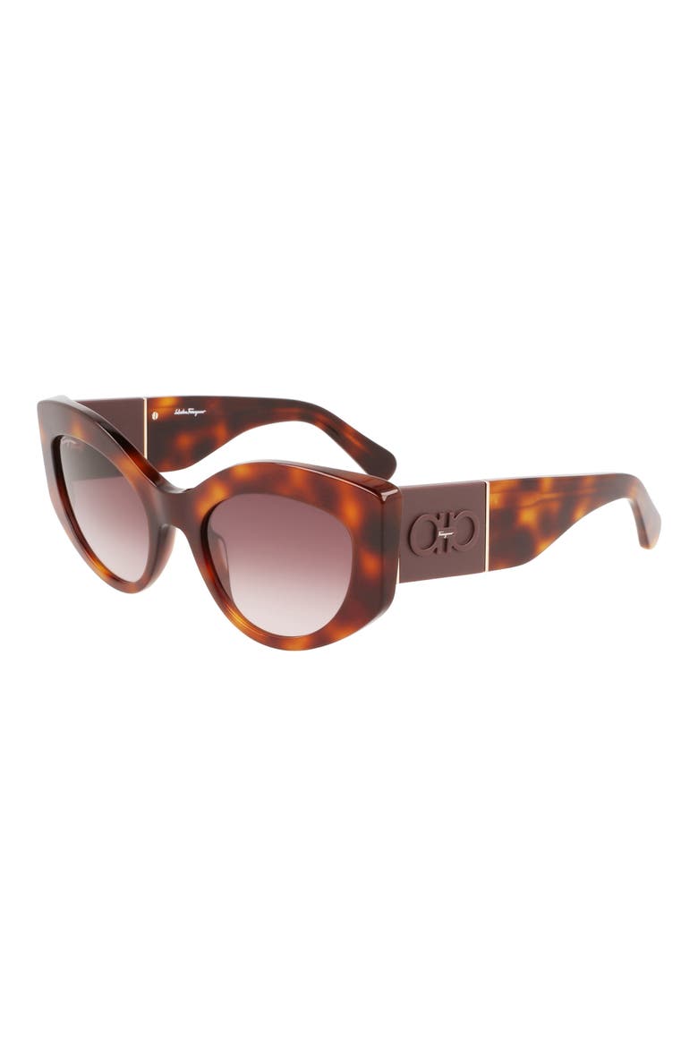 53mm Gancini Butterfly Sunglasses, Alternate, color, CLASSIC TORTOISE