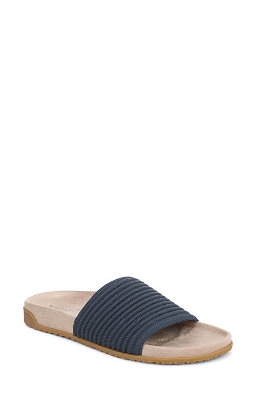 Vionic Evie Slide Sandal In Blue