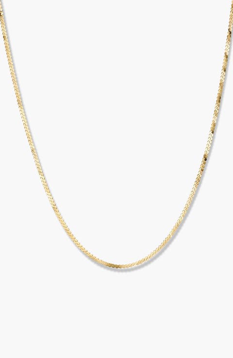 Serpentine Chain Necklace