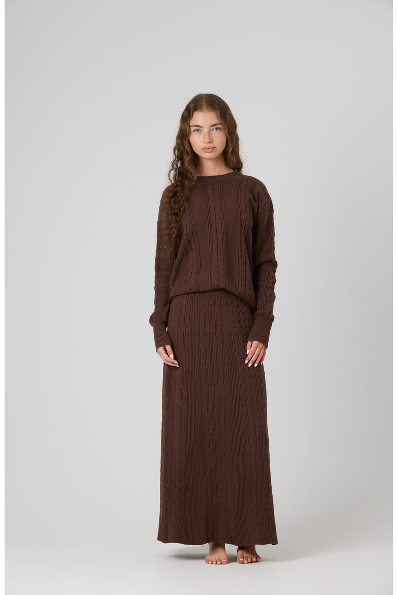 Fanny Skirt, Alternate, color, Brown