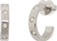 Kate Spade New York cubic zirconia huggie hoop earrings